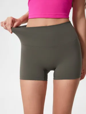 Millennia High Waist Active Shorts – Stretch & Comfort