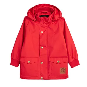 Mini Rodini Red Pico Rain Jacket - Retired