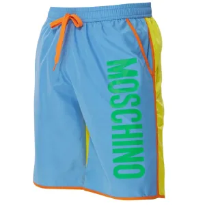 Moschino Mens A4211 9301 1305 Swim Shorts Blue
