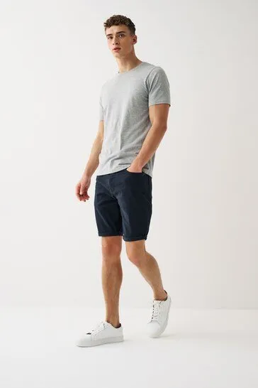 Motionflex 5 Pocket Chino Shorts For Mens Navy