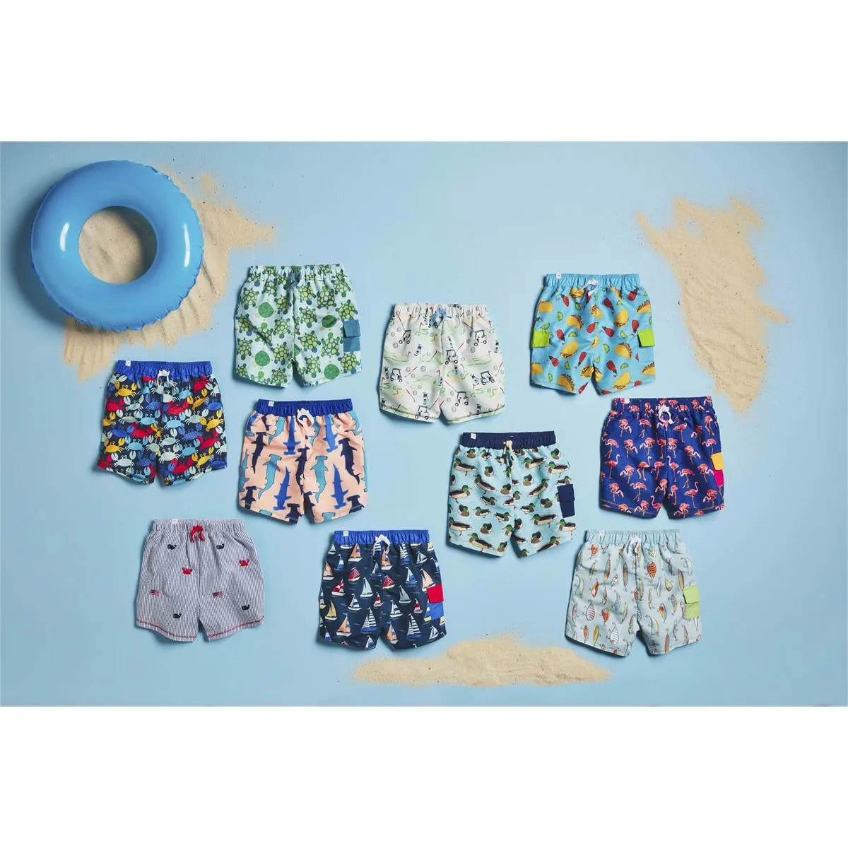 Mud Pie Shark Swim Trunks