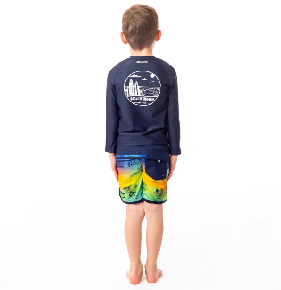 Nano UV swimsuit shorts Boys Navy: Size 2-14