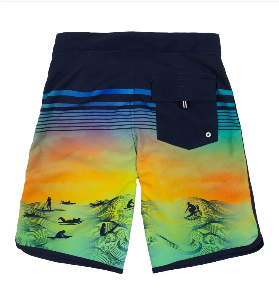 Nano UV swimsuit shorts Boys Navy: Size 2-14