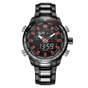 Naviforce Luxury Stainless Steel Sports Watch