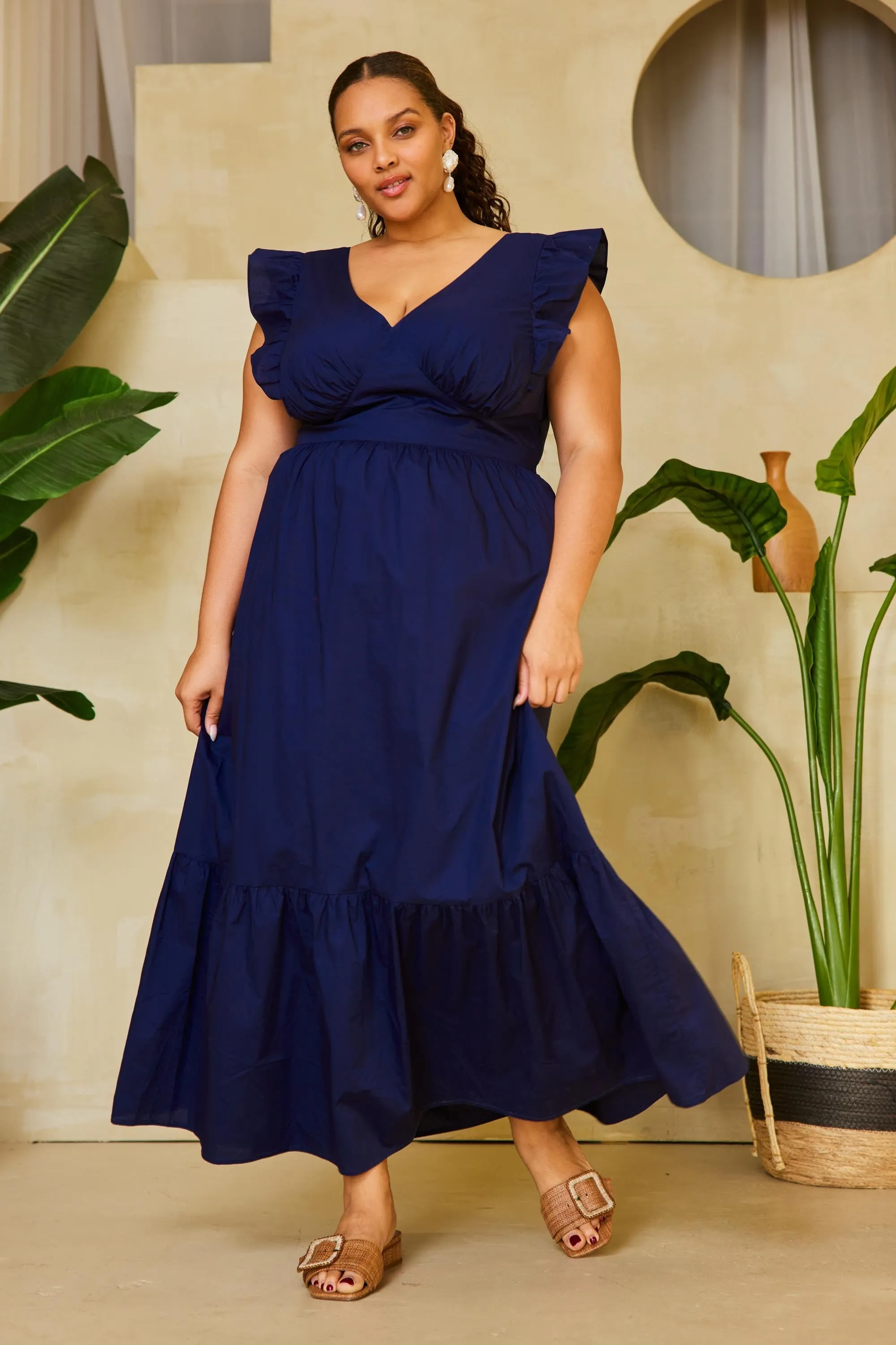 Navy Maxi Sundress