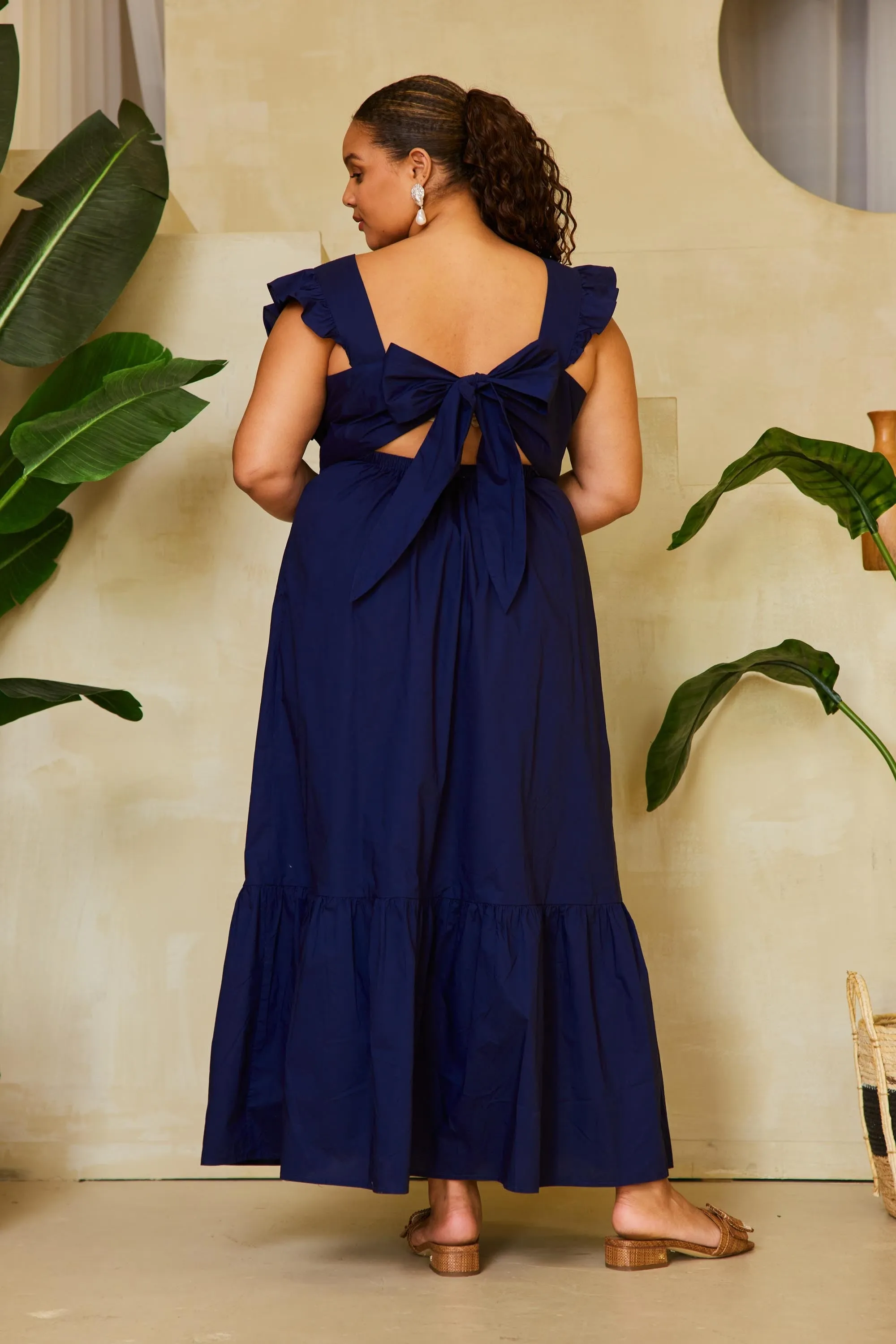 Navy Maxi Sundress