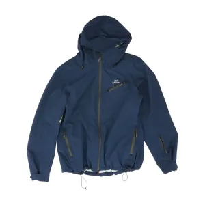 Navy Solid Rain Jacket