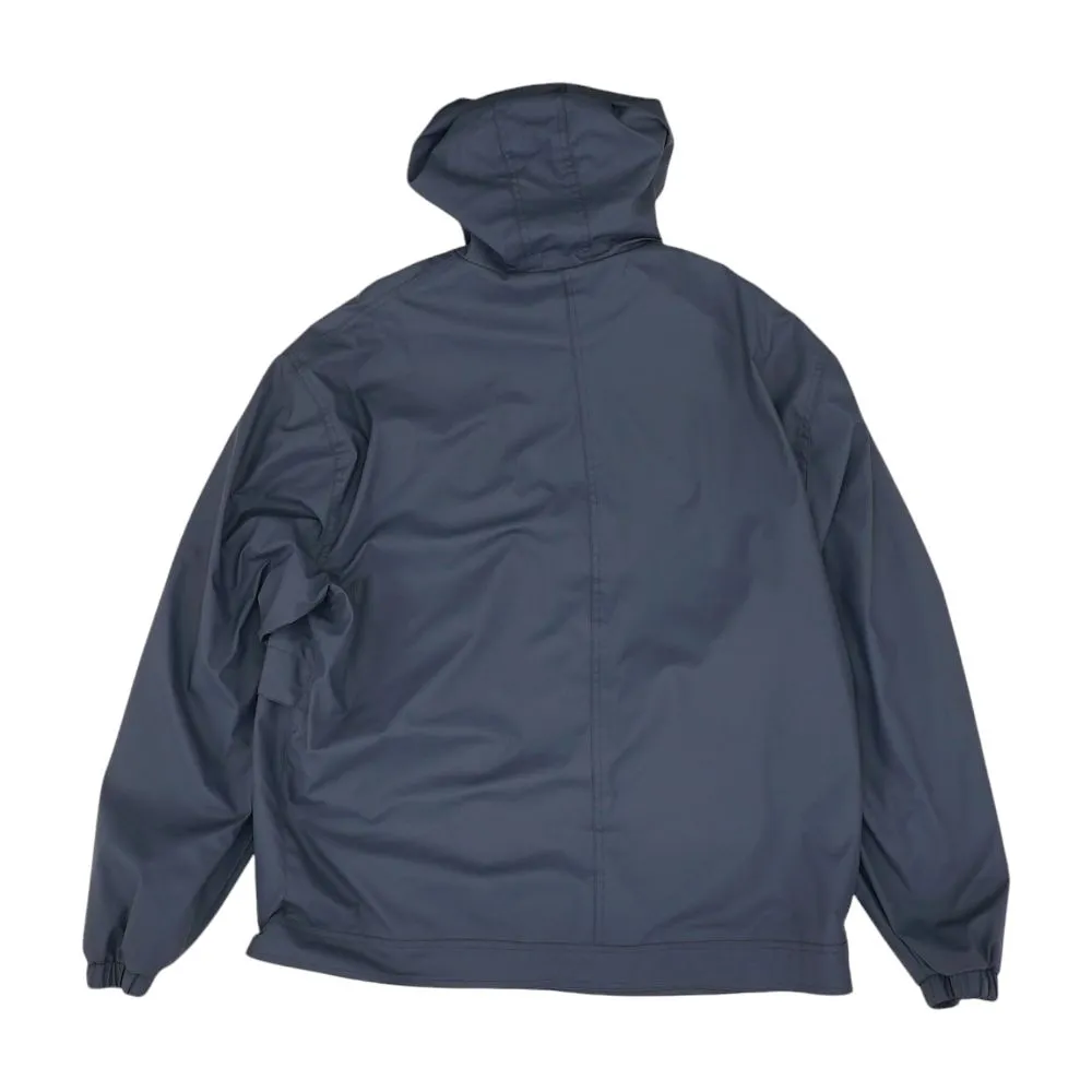 Navy Solid Rain Jacket