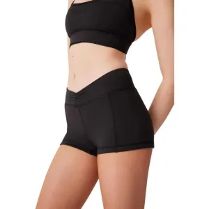 NEW FRANKIES BIKINIS rehearsal mini low waist short in black
