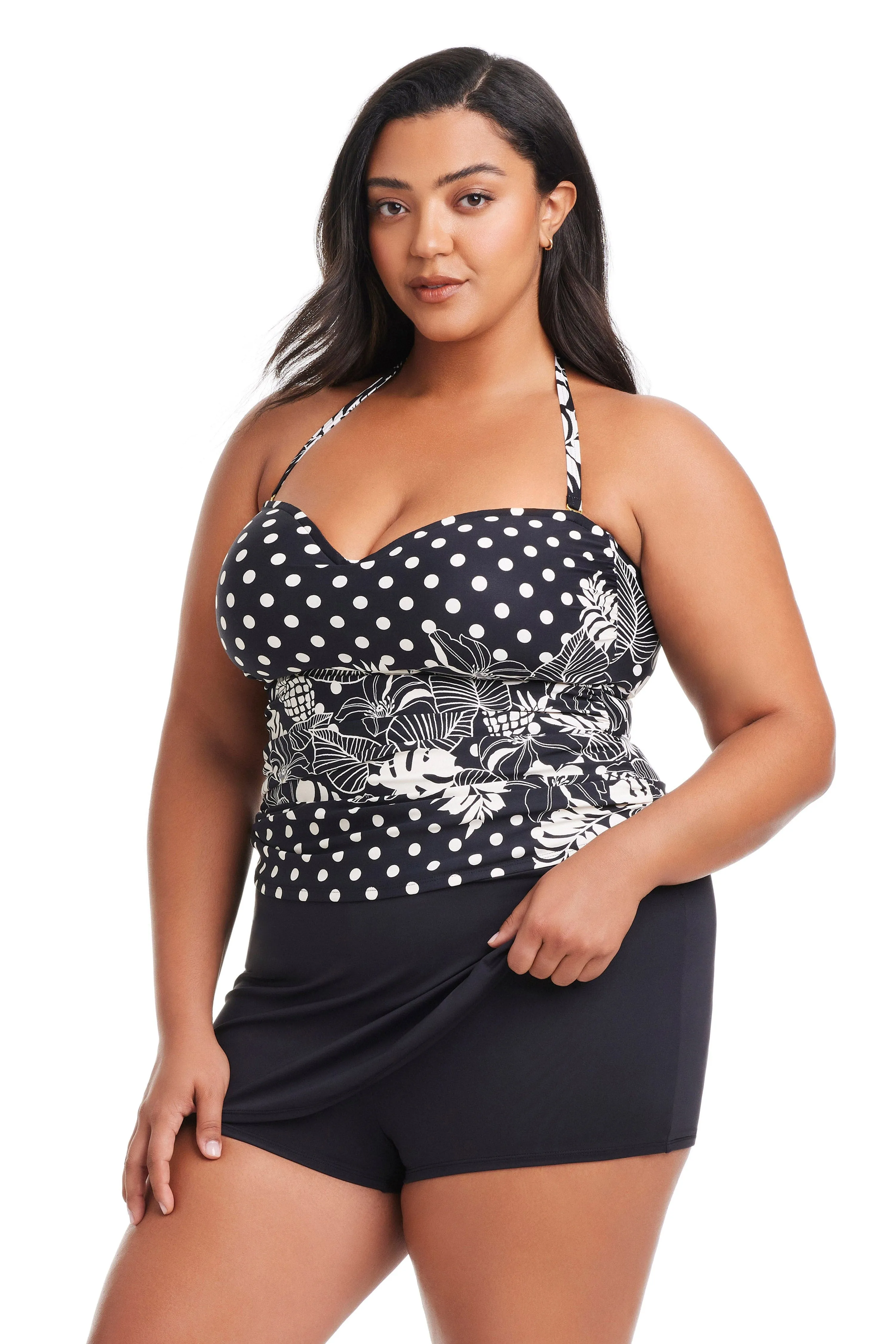 NEW! Plus Size Double Trouble Skirted Boy Short Bottom