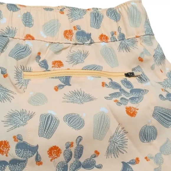 NEW The North Face Women's Class V Flash Dry Shorts Apricot Ice Cacti Print XL