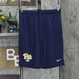 Nike Mens Dri-Fit Pittsburg Panthers Band Athletic Shorts Navy Blue M