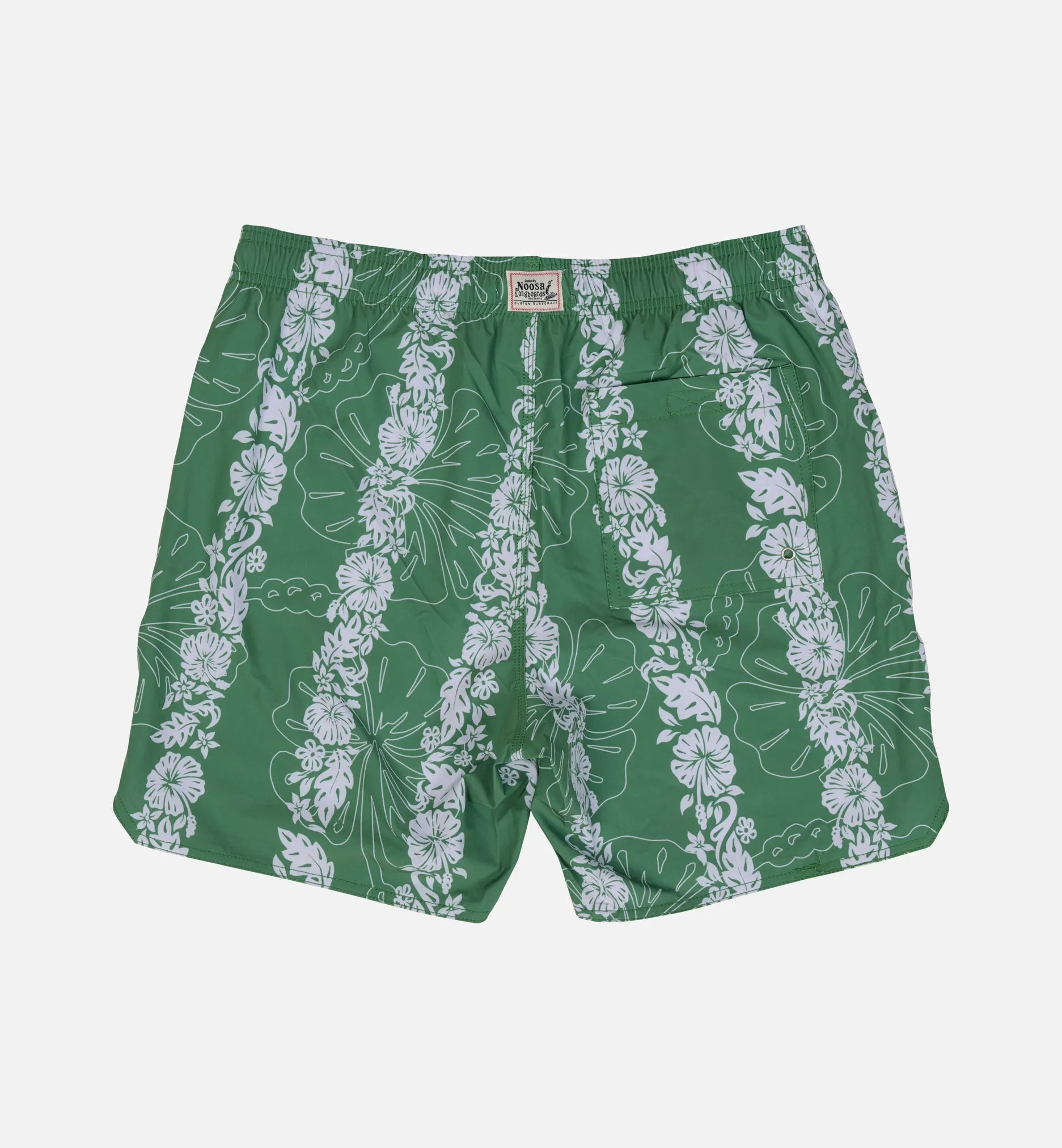 NL Hibiscus Panel Swim Shorts Green & Blue