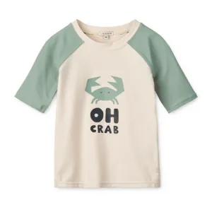 Noah "Oh Crab" Slogan Swim Top