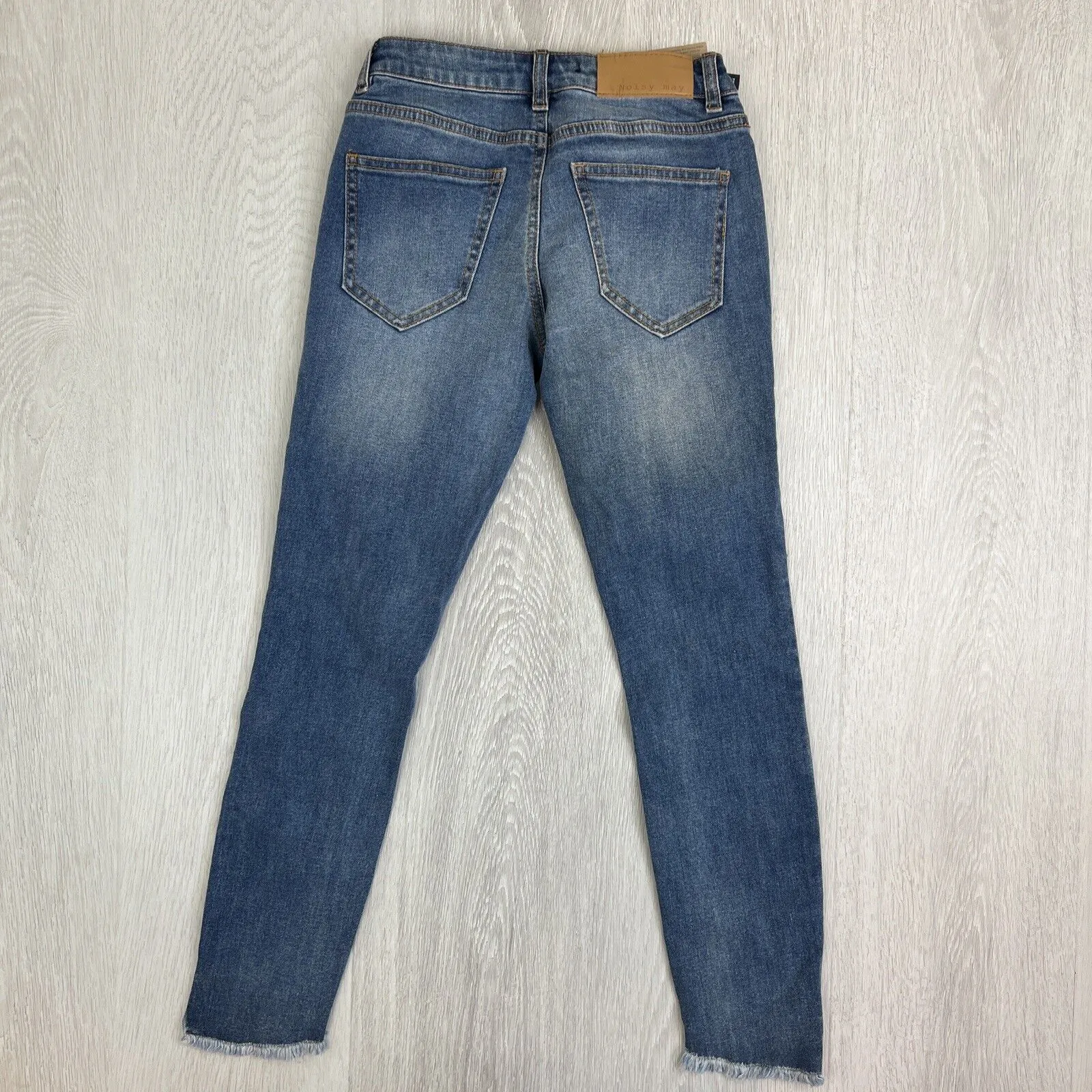 Noisy May Petite Womens Cropped Skinny Jeans Size 24 (new)