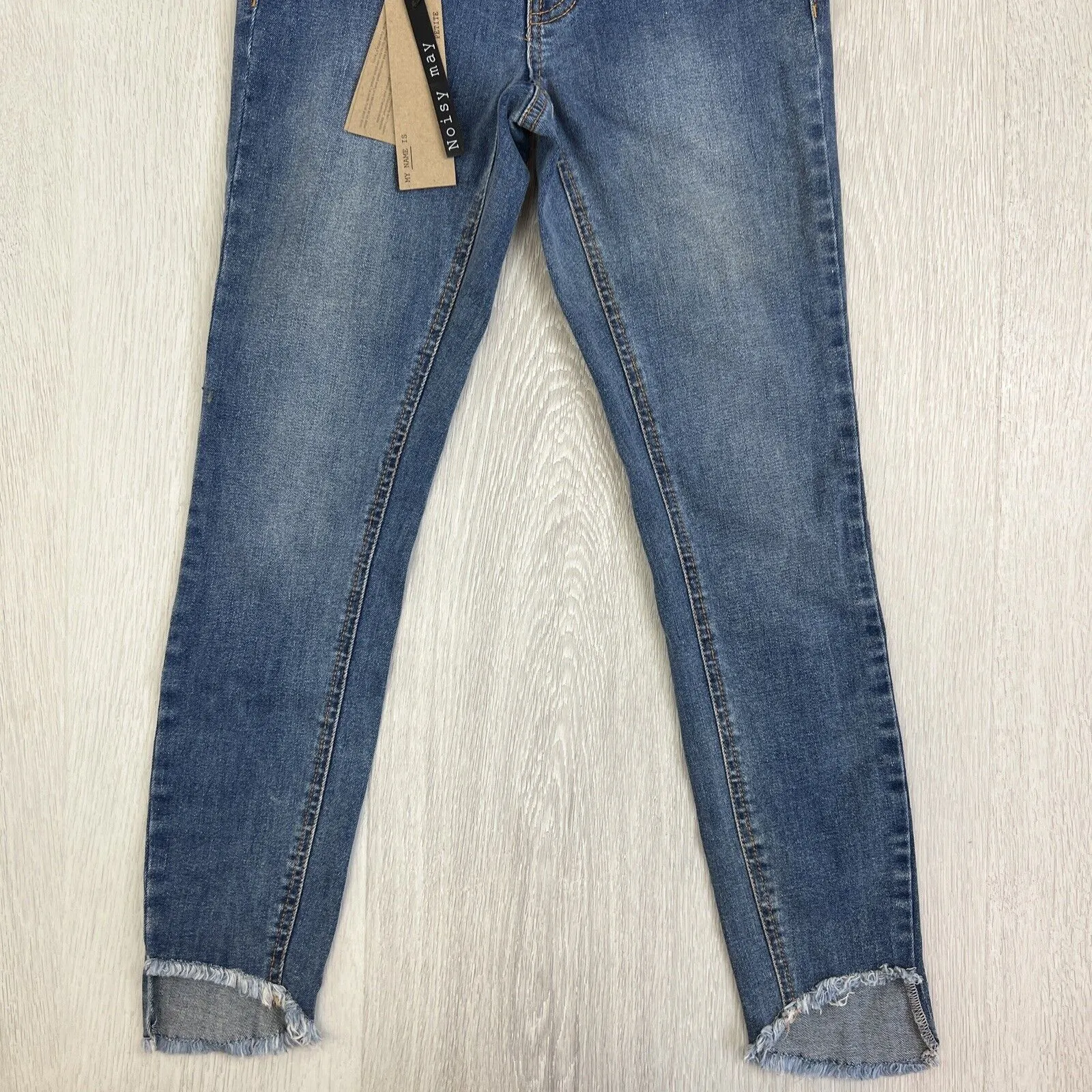 Noisy May Petite Womens Cropped Skinny Jeans Size 24 (new)