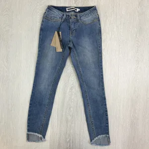Noisy May Petite Womens Cropped Skinny Jeans Size 24 (new)
