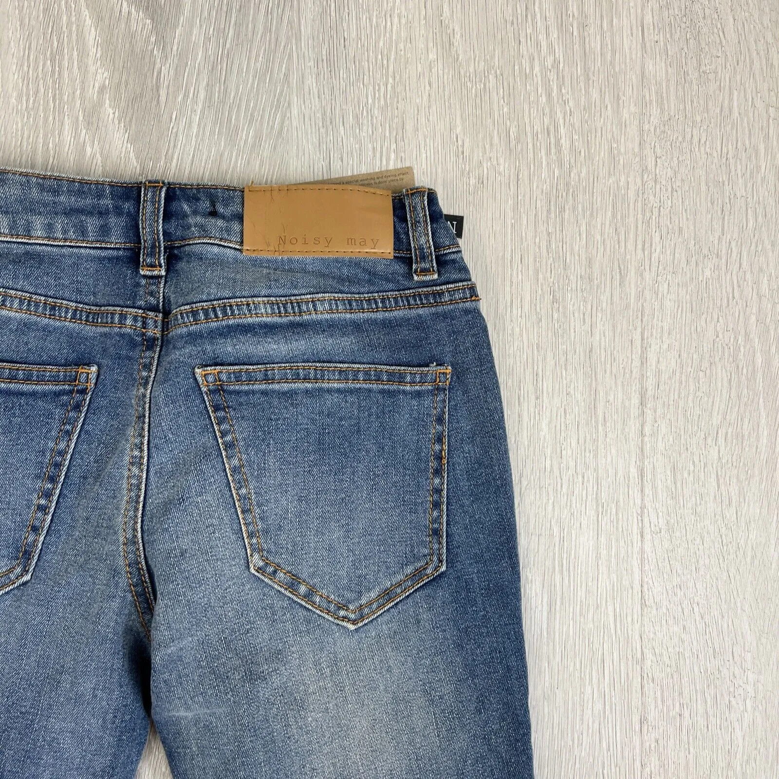 Noisy May Petite Womens Cropped Skinny Jeans Size 24 (new)