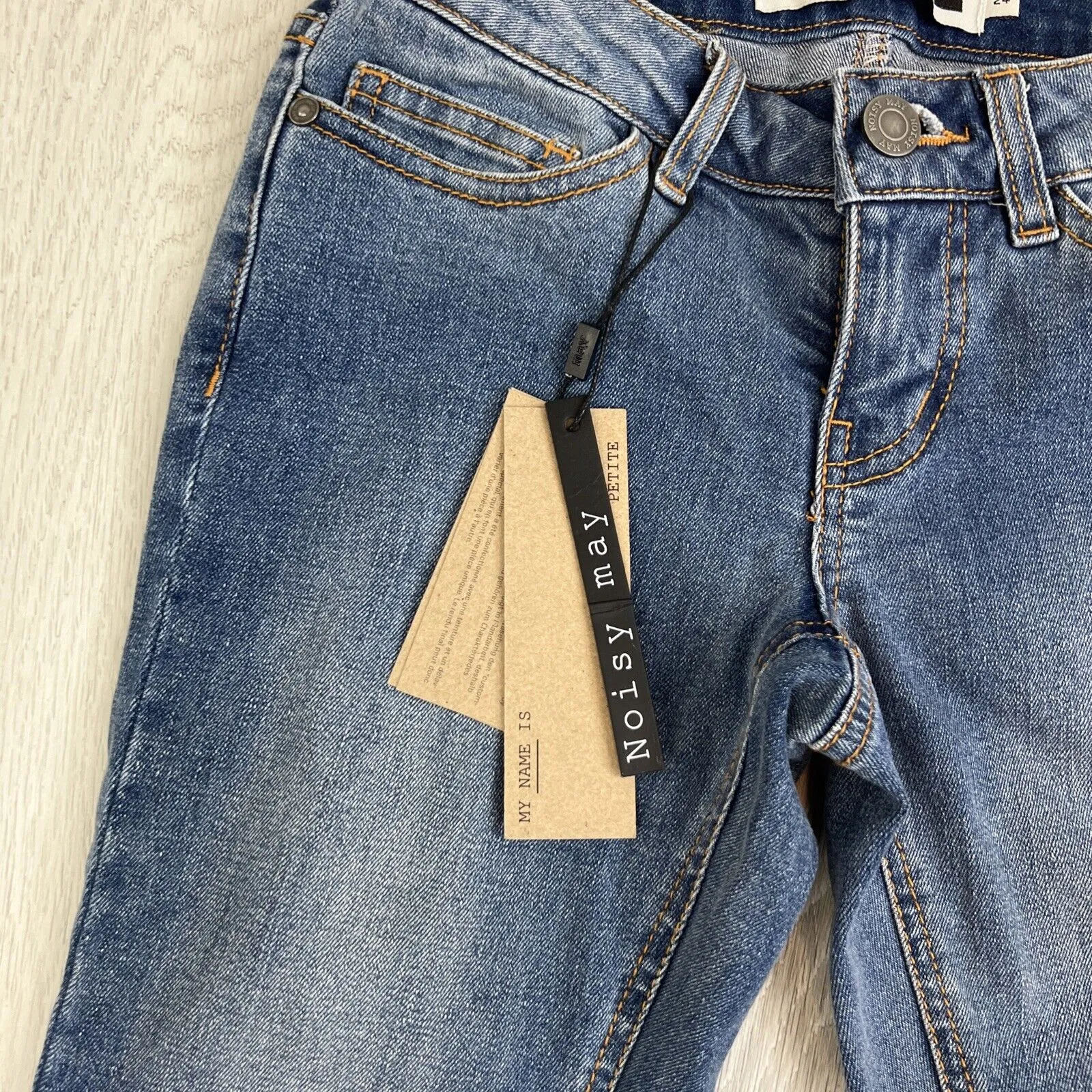 Noisy May Petite Womens Cropped Skinny Jeans Size 24 (new)