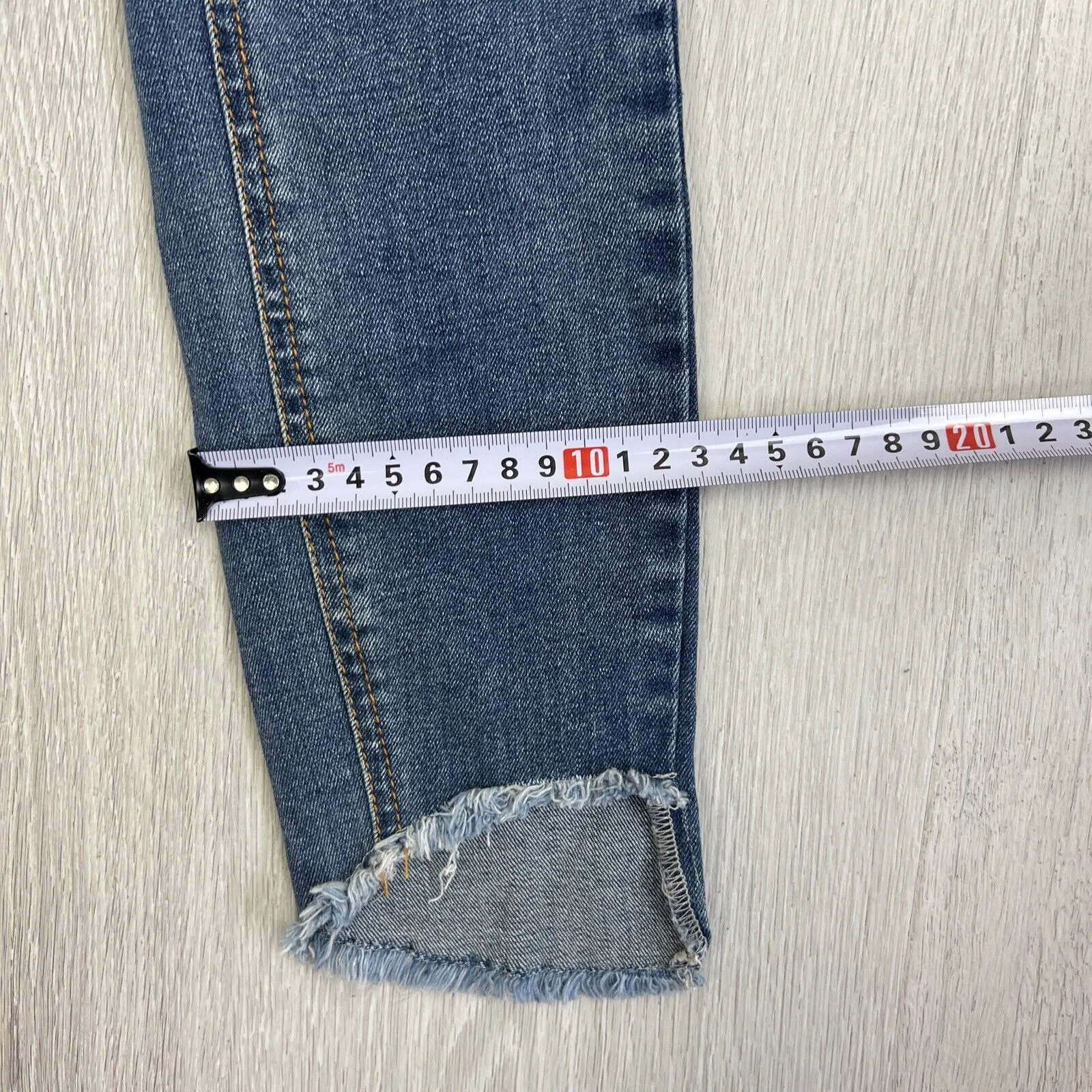 Noisy May Petite Womens Cropped Skinny Jeans Size 24 (new)