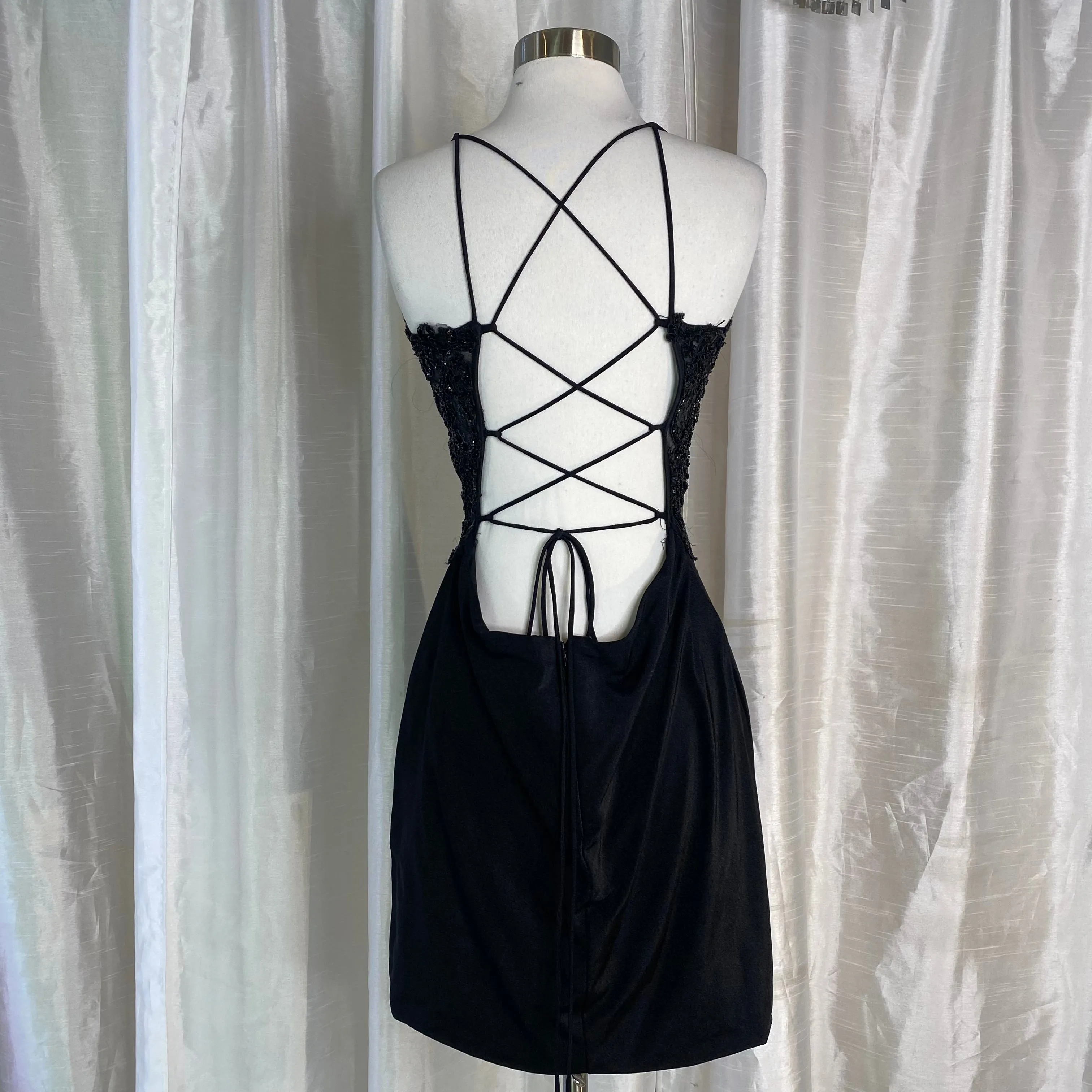 NOX ANABEL Short Dress Black Size 12