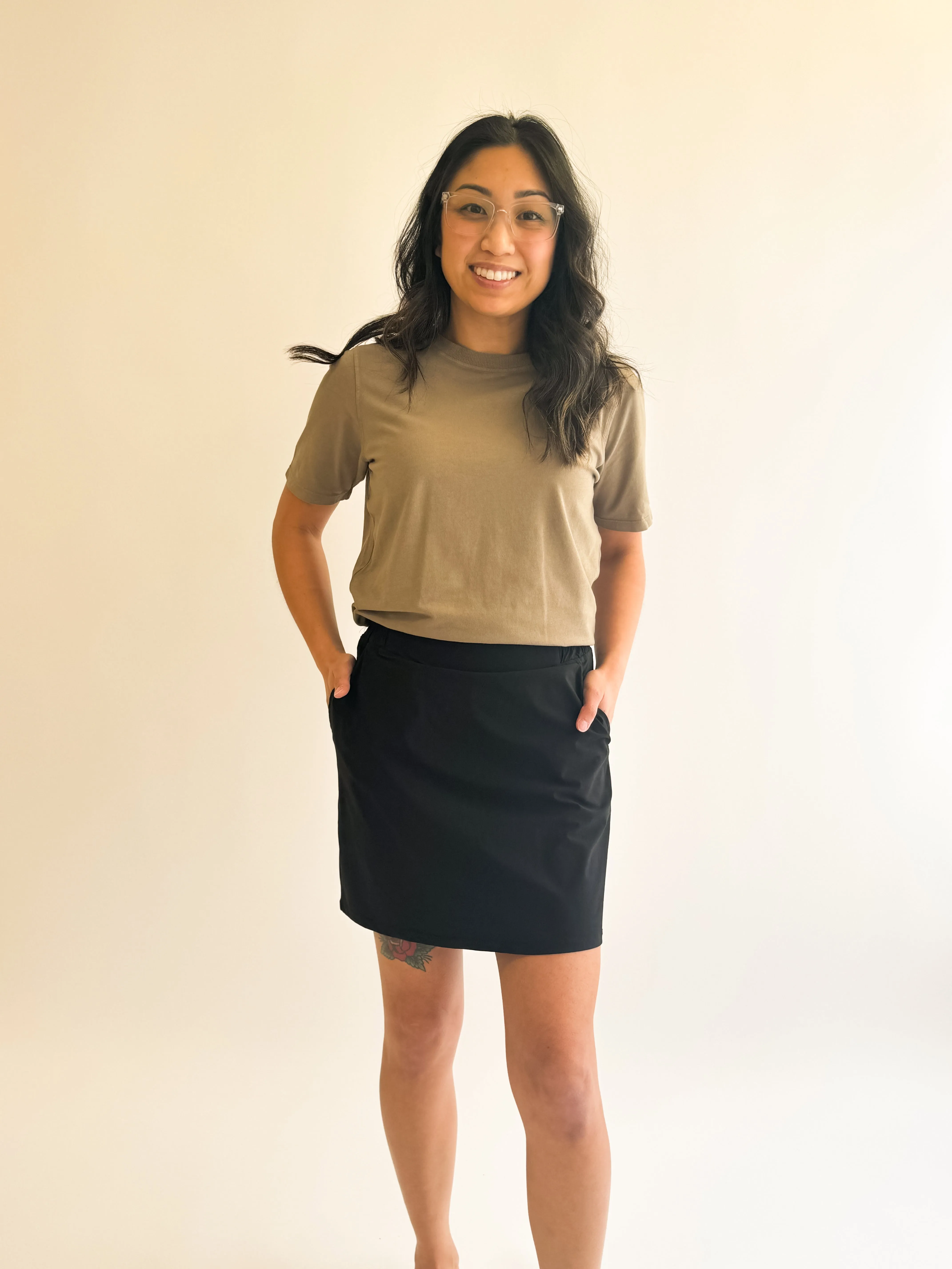 Nylon Athletic Skort