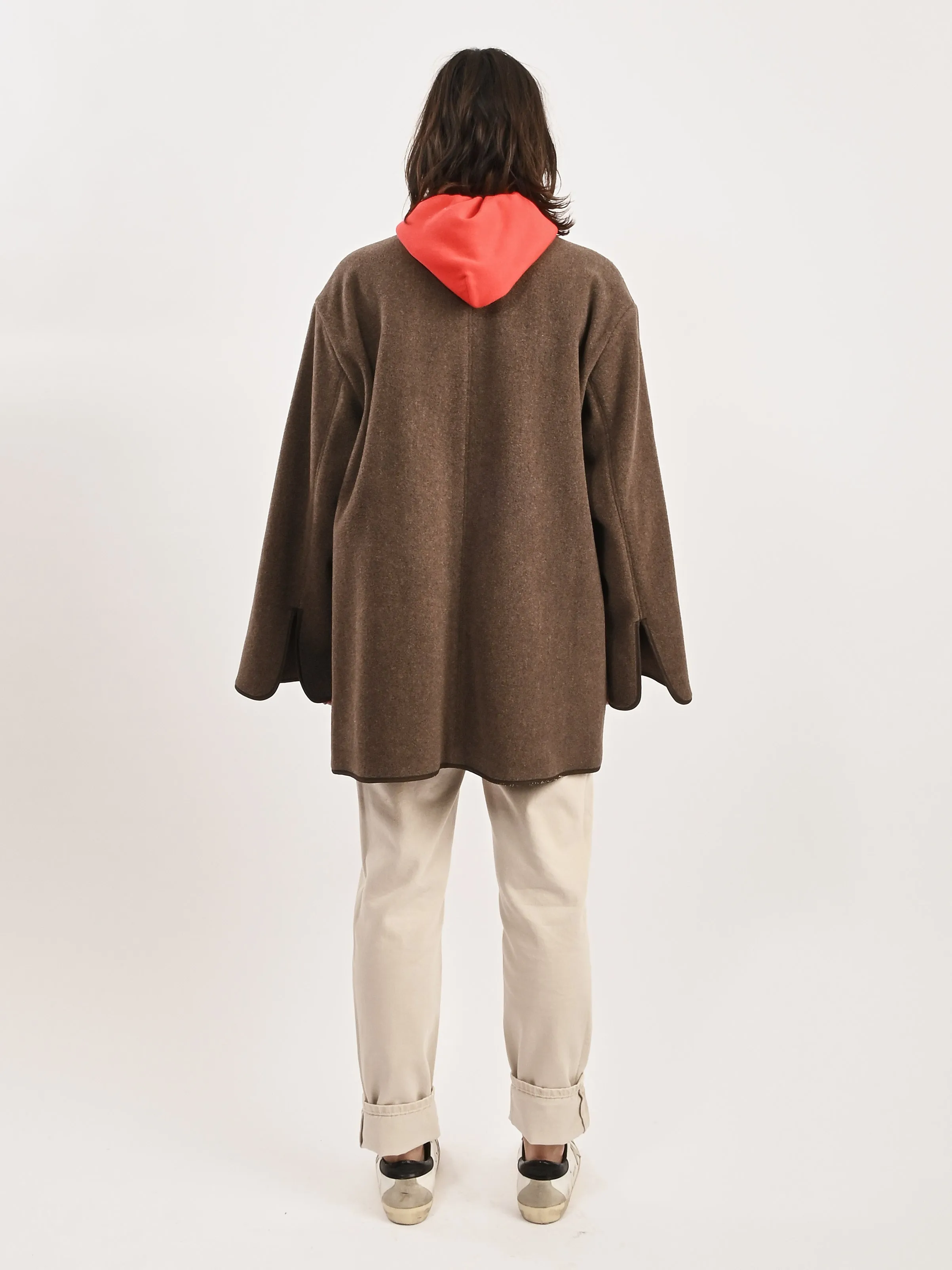 Oak Melange Felted Wool Jacket