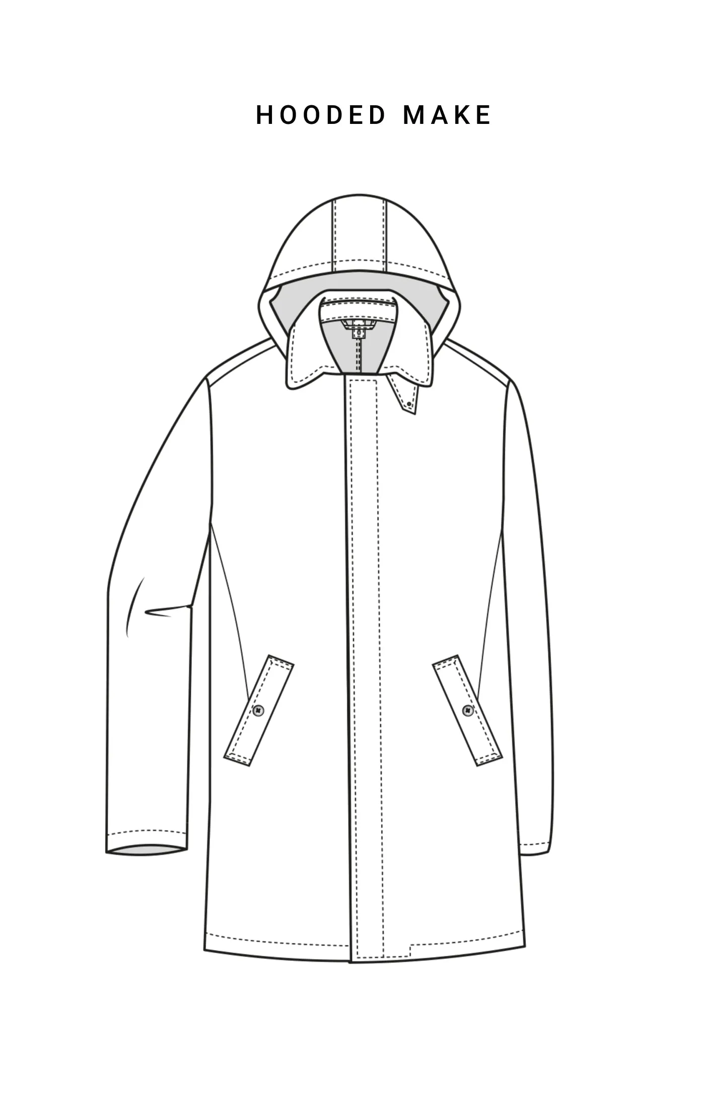Olmetex Olive Water-Repellent Cotton Blend Twill Windbreaker