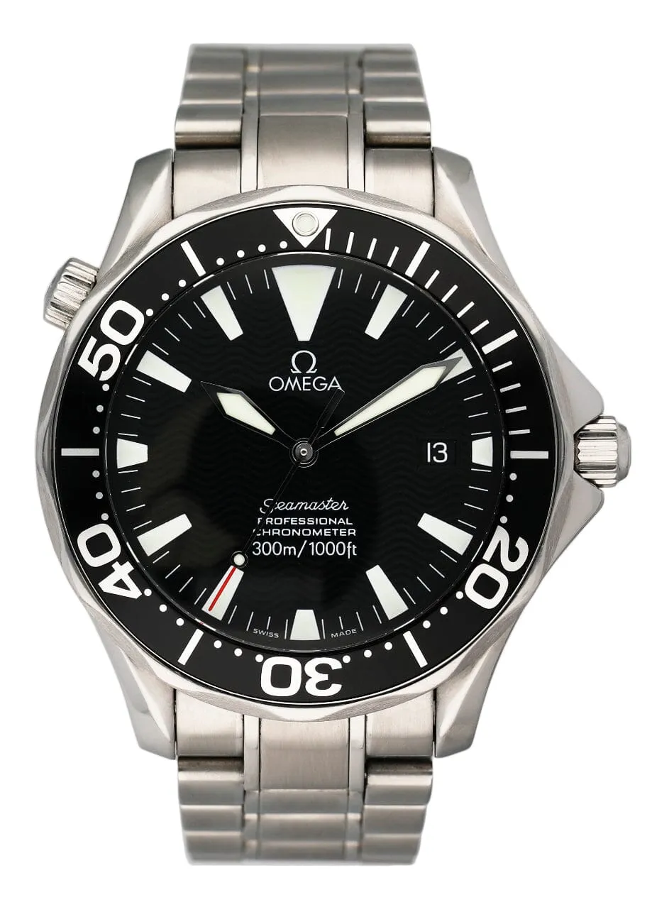 Omega Seamaster 2254.50.00 Black dial Steel Mens Watch