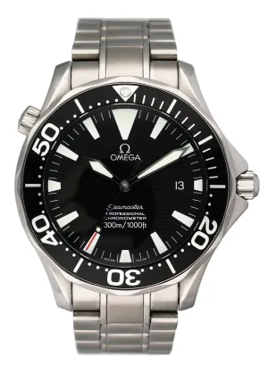 Omega Seamaster 2254.50.00 Black dial Steel Mens Watch