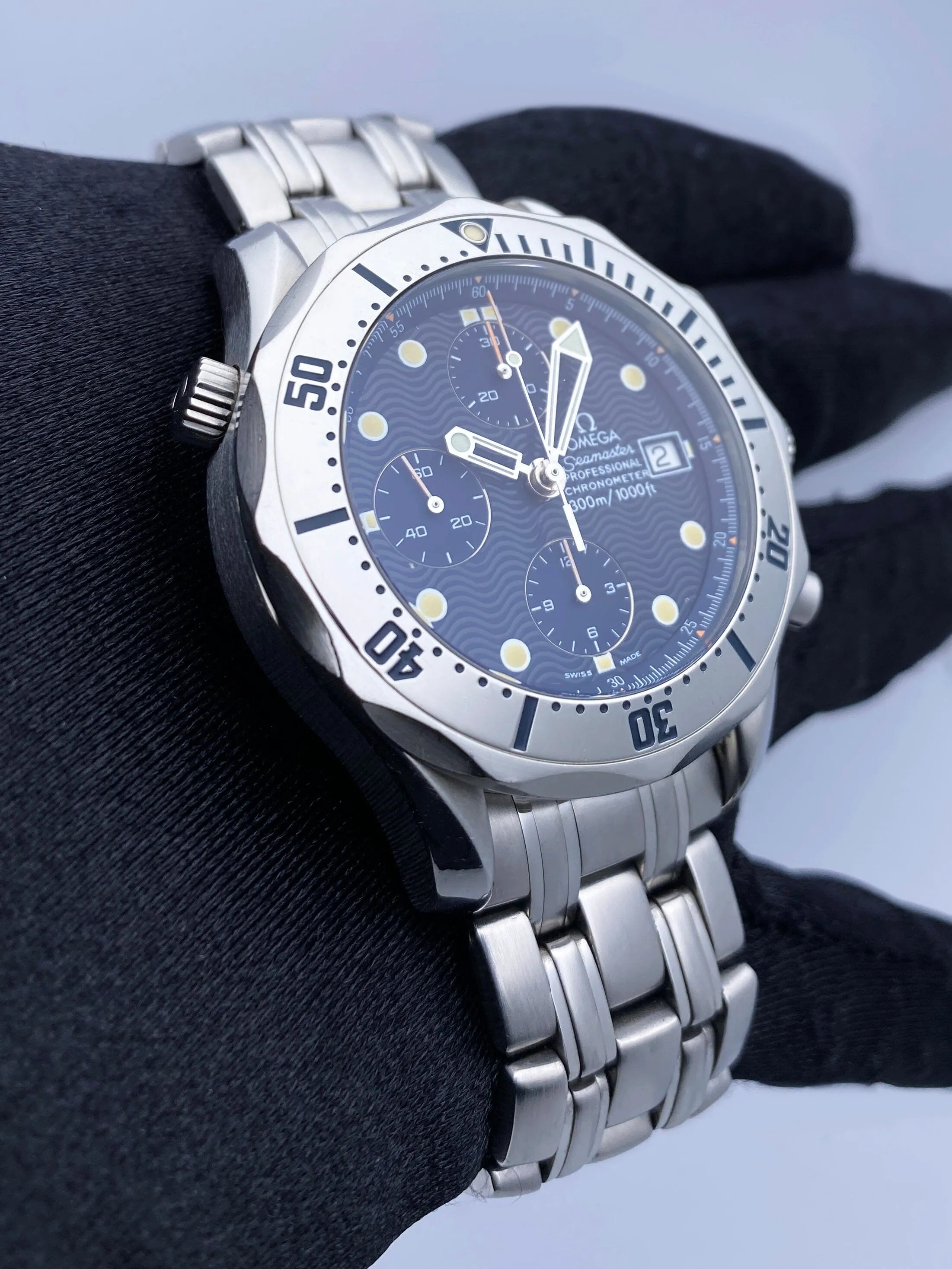 Omega Seamaster Professional Chronograph 2598.80 Chronograph Diver Mens Watch