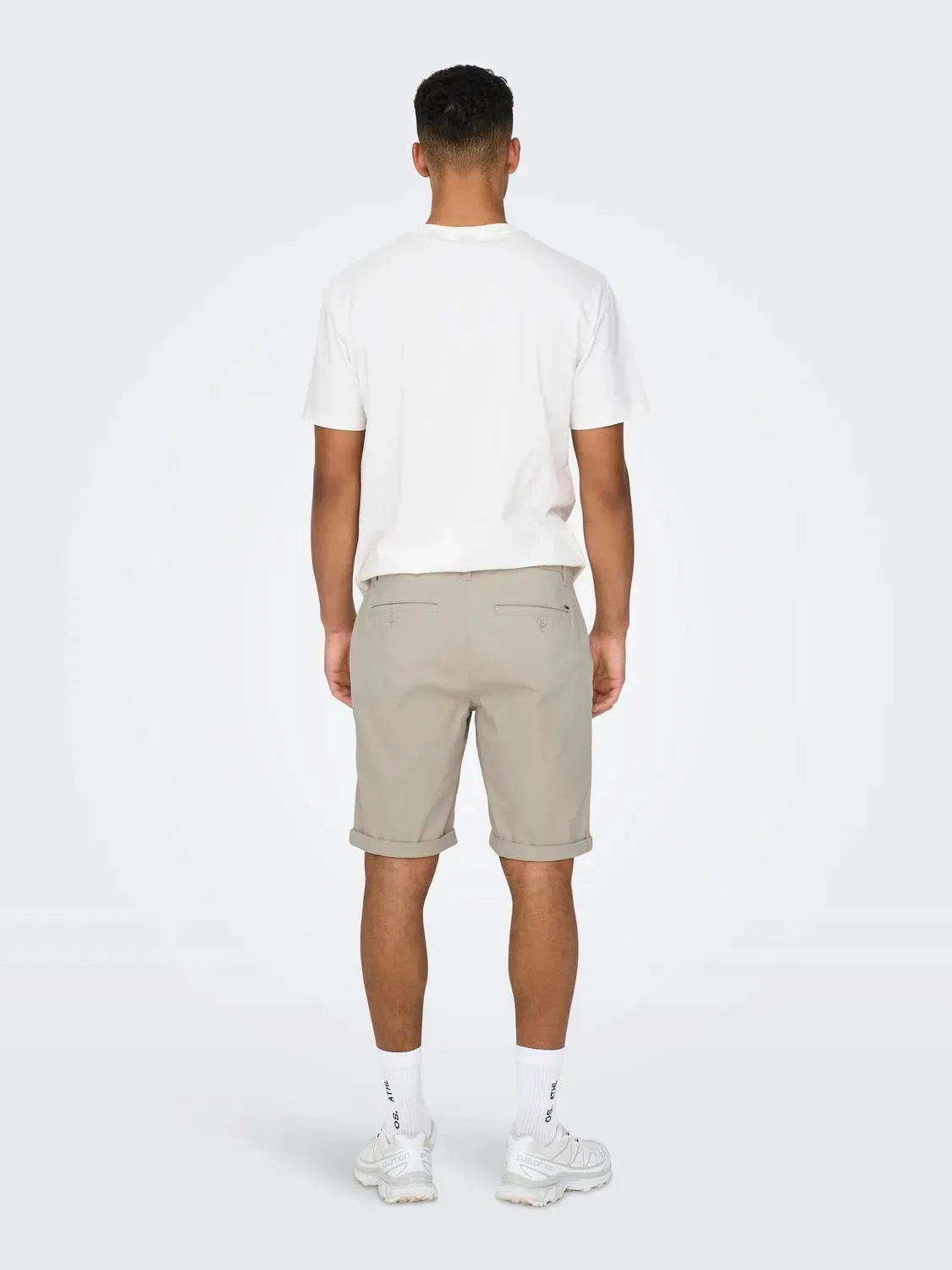 Only & Sons Peter Chino Shorts Silver Lining