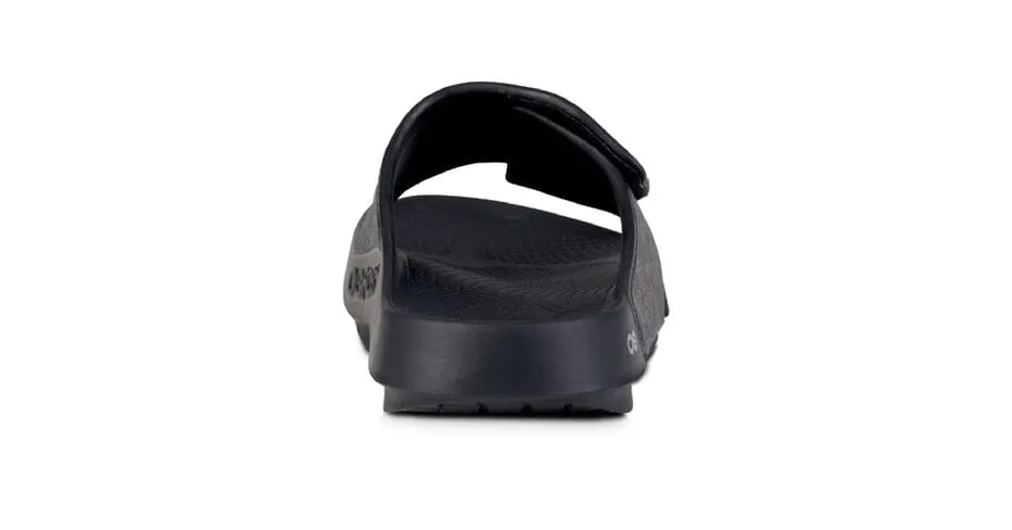 OOFOS Unisex OOahh Sport Flex Limited Slide Sandal - Black Labyrinth