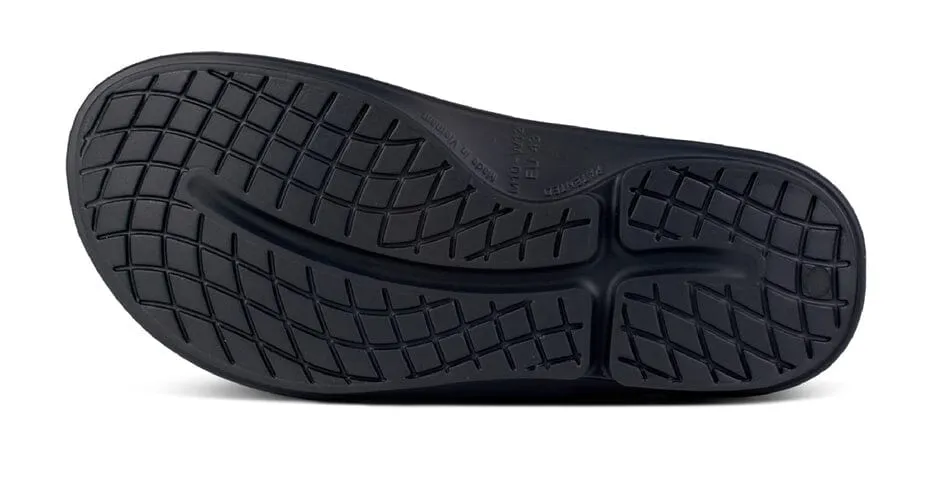 OOFOS Unisex OOahh Sport Flex Limited Slide Sandal - Black Labyrinth