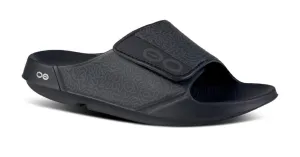 OOFOS Unisex OOahh Sport Flex Limited Slide Sandal - Black Labyrinth