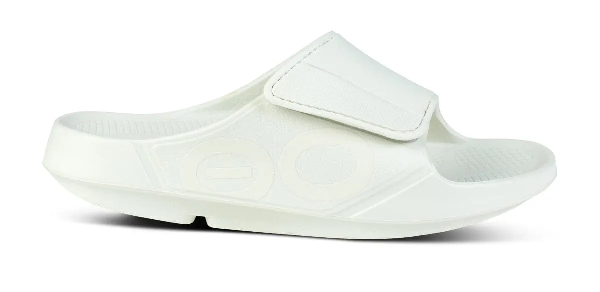 OOFOS Unisex OOahh Sport Flex Slide Sandal - Cosmic Gray