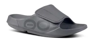 OOFOS Unisex OOahh Sport Flex Slide Sandal - Slate