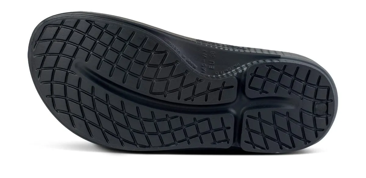 OOFOS Unisex OOahh Sport Slide Sandal - Black Matrix