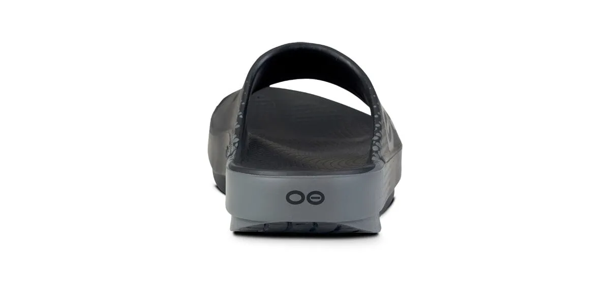 OOFOS Unisex OOahh Sport Slide Sandal - Black Matrix
