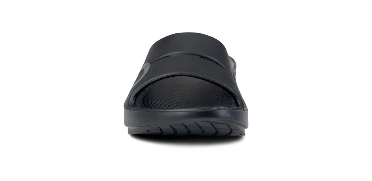 OOFOS Unisex OOahh Sport Slide Sandal - Black Matrix