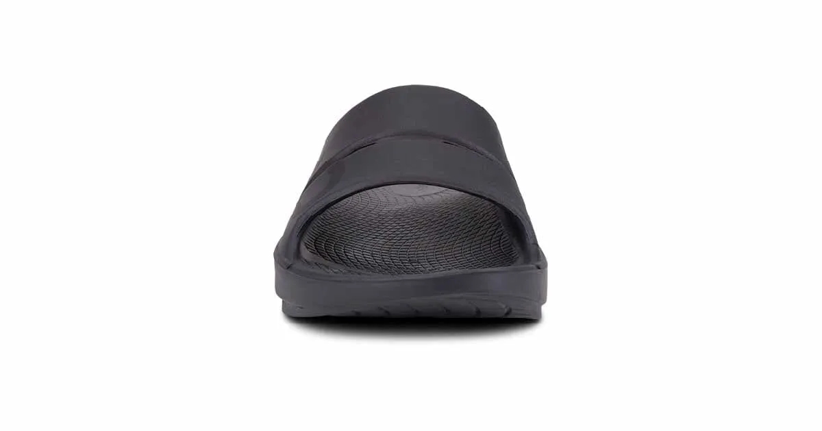 OOFOS Unisex OOahh Sport Slide Sandal - Matte Black