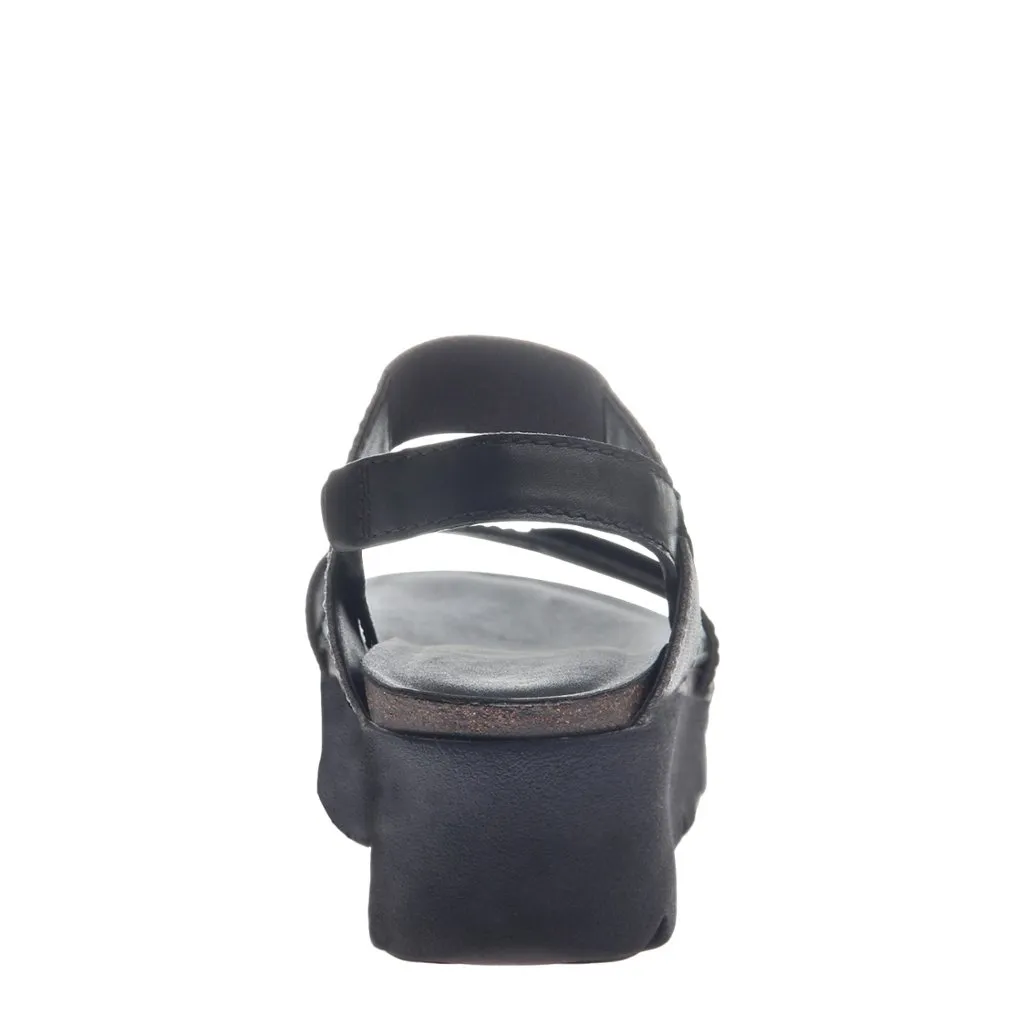 OTBT: NOVA in Black Wedge Sandals