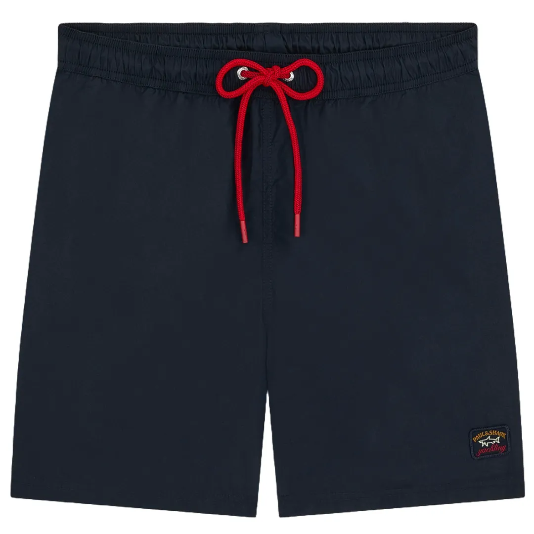 Paul & Shark Logo Swim Shorts - Navy