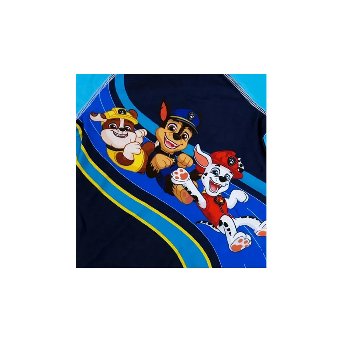 Paw Patrol Toddler Swimsuit Boys Rash Guard and Swim Trunks Set Two Piece
