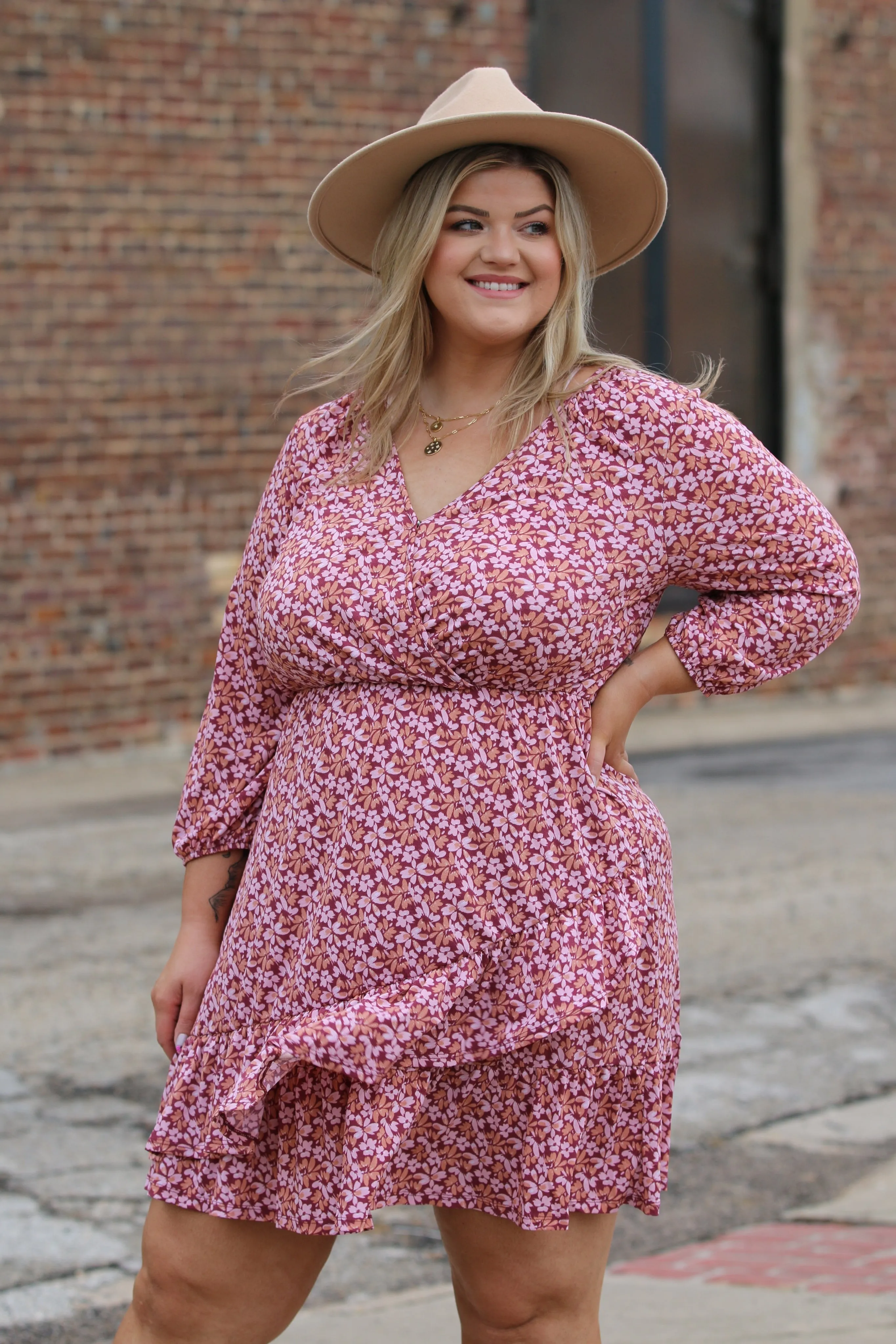 Petals Please Curvy Dress
