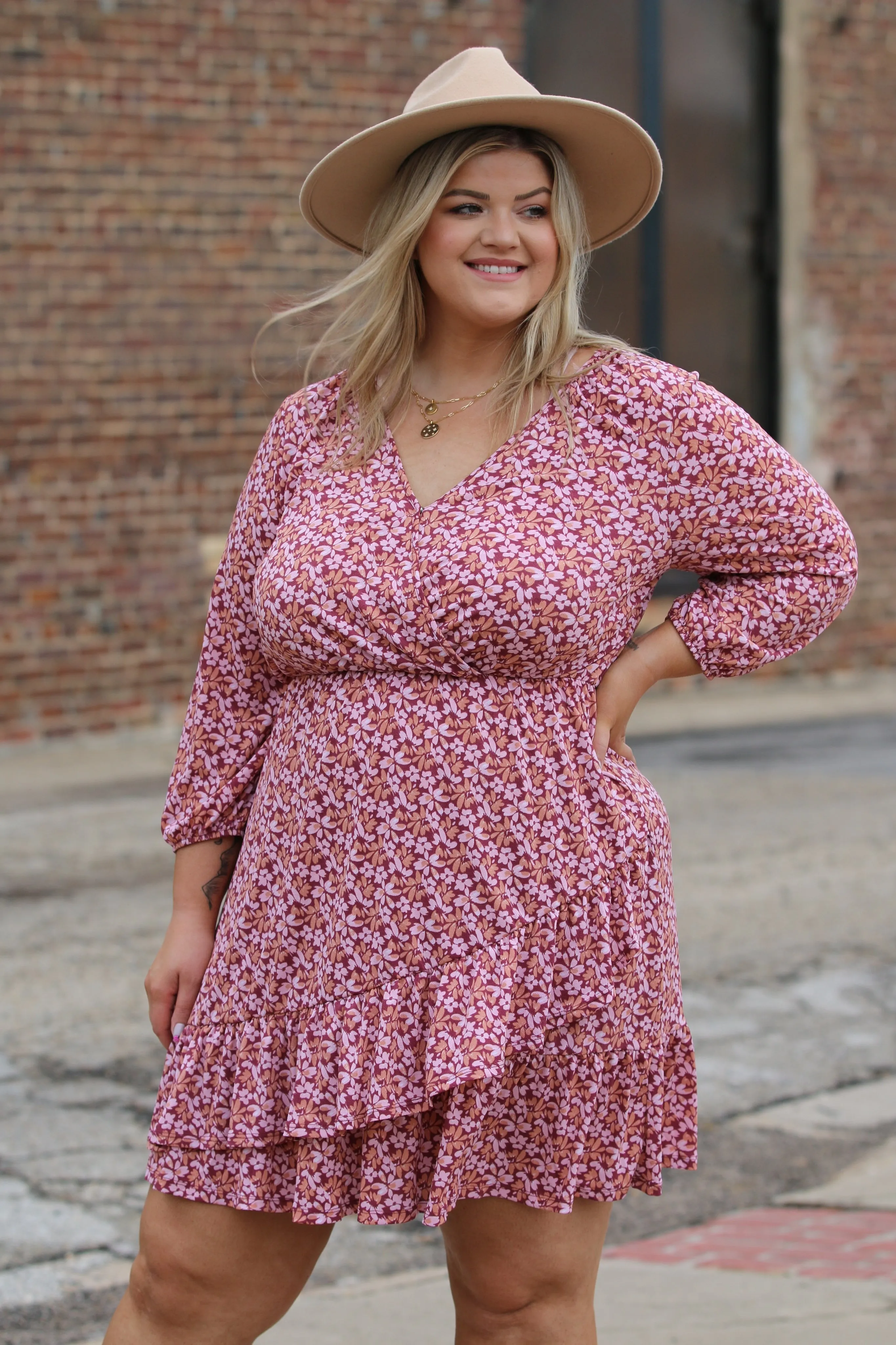 Petals Please Curvy Dress