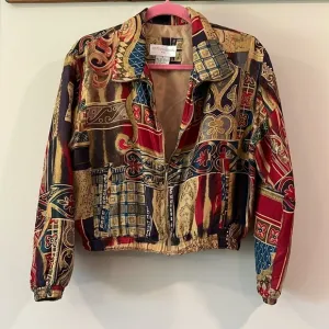 Petite Sophisticate - petite, see measurements, silk jacket