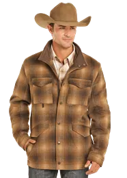 PLAID WOOL JACKET