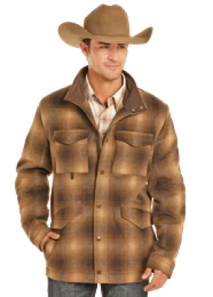 PLAID WOOL JACKET