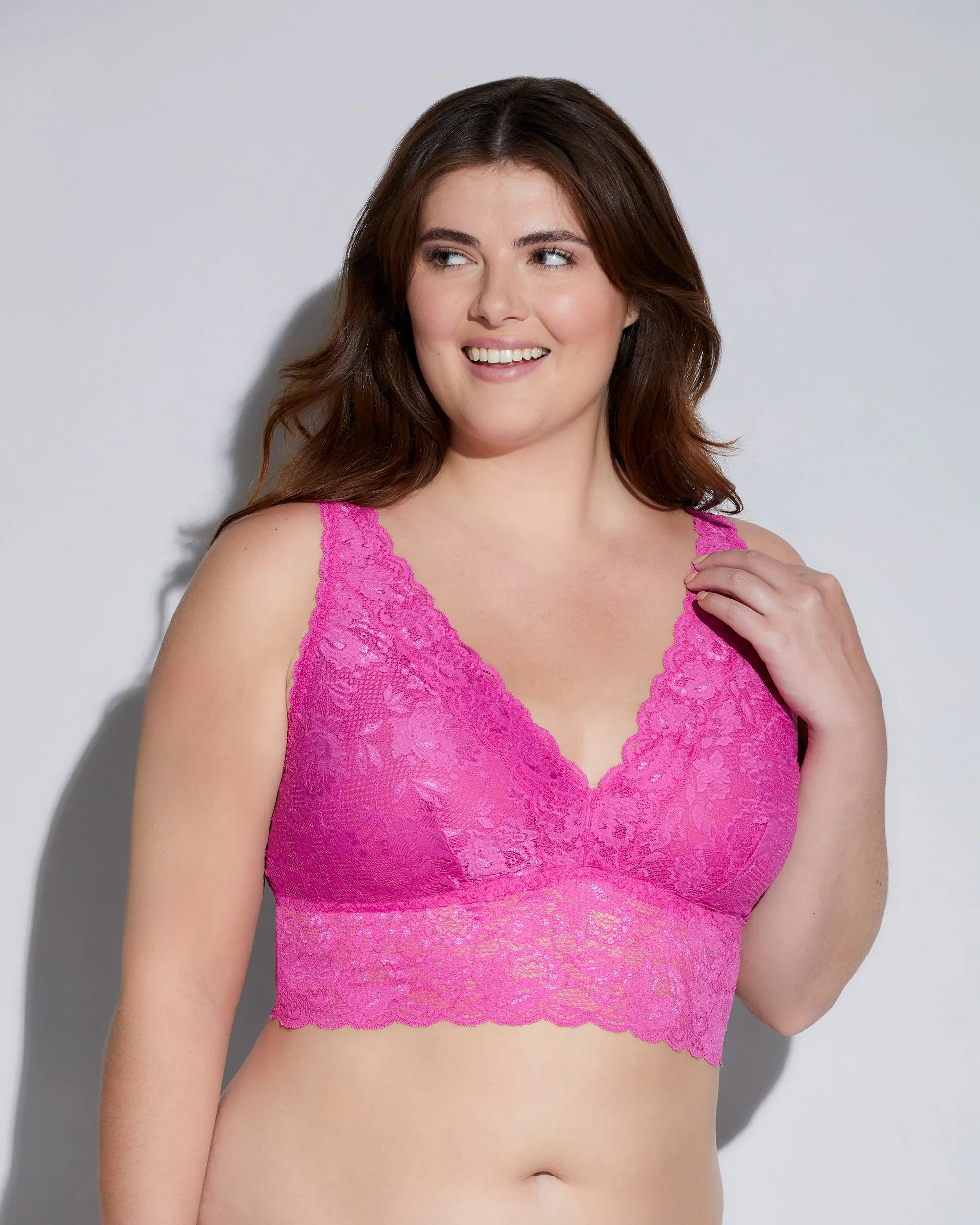 Plungie Longline Bralette In Erweiterten Plus Sizes